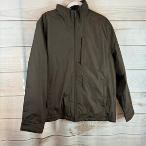 Weatherproof Brown Full Zip Jacket Size Large
